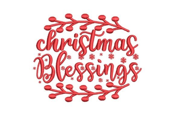 Christmas Blessings Holiday Embroidery Design Review