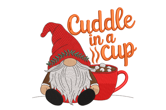 Cuddle in a Cup Gnome: An Embroidery Design Review