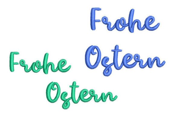 Frohe Ostern German Lettering Review