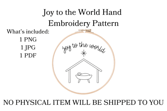 Joy to the World Hand Embroidery Pattern Review