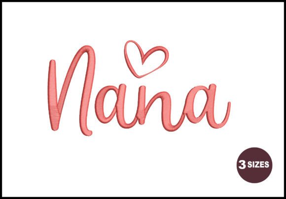Nana Embroidery Design: A Holiday Shop Essential