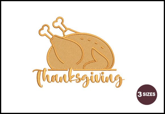 Thanksgiving Embroidery: A Minimalist Design Review